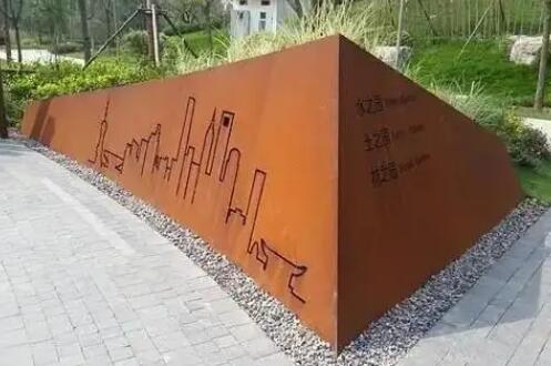 顺德耐候钢挡土墙